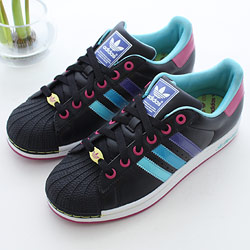 【女】Adidas☆SUPERSTAR 2 W*運動鞋(藍/黑)